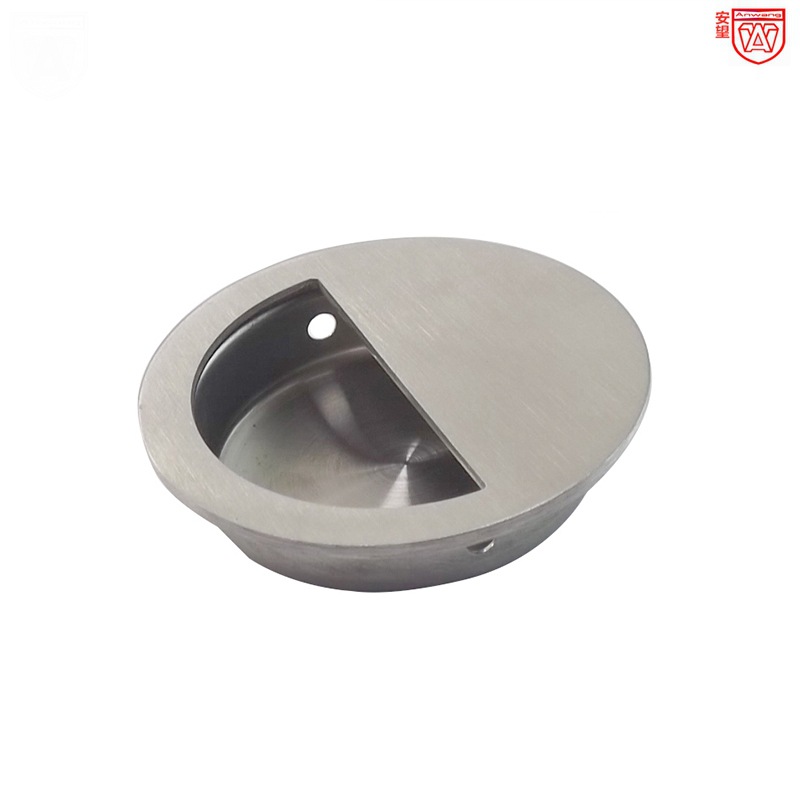 Acero inoxidable de 50mm 304 armario escondido mango de cajón armario puerta corredera oculta perno de mano mano empotrada mango de puerta