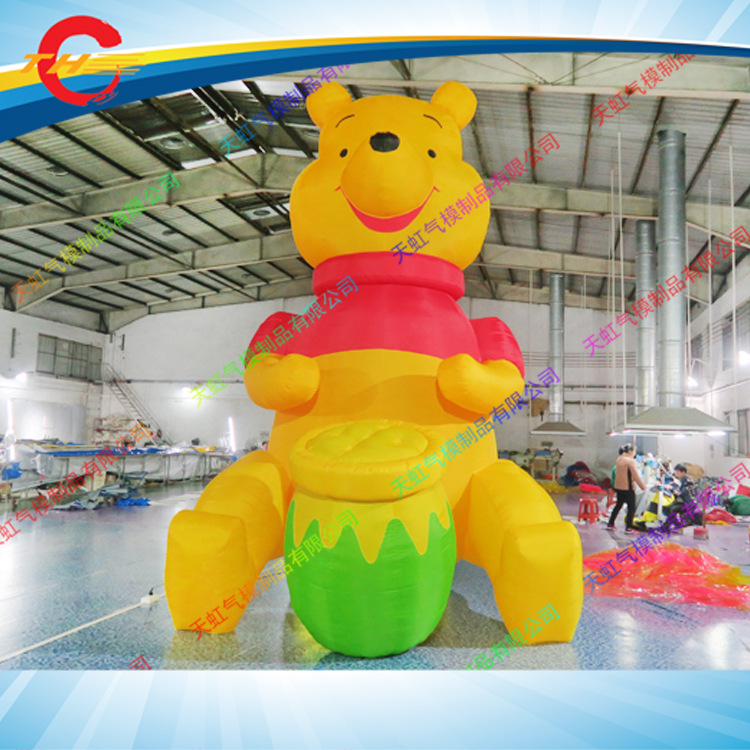 【充气小熊卡通气模】广告充气公仔人偶 行走气模人形象卡通人偶