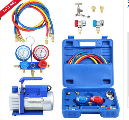 抽打真空泵配R134A冷媒表