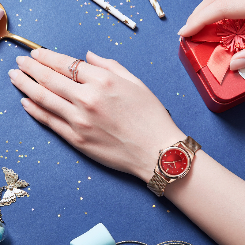 跨境新款瑞马仕RUIMAS女士手表 户外简约网带石英表watch代发6779