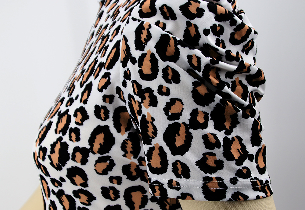 Slim Leopard Print Sexy Dress Women Wholesale