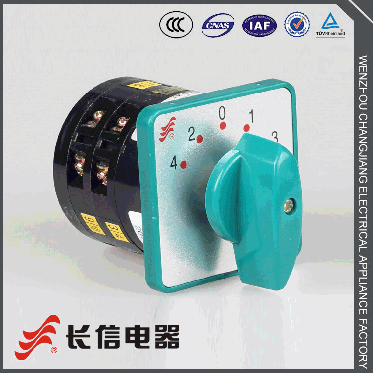 长信开LW6D-5/2D078万能转换电源线路切换5档机床控制开关长江厂