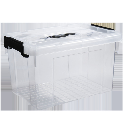 Storage box extra large fully transparent plastic covered storage box household storage box large capacity clothes storage box