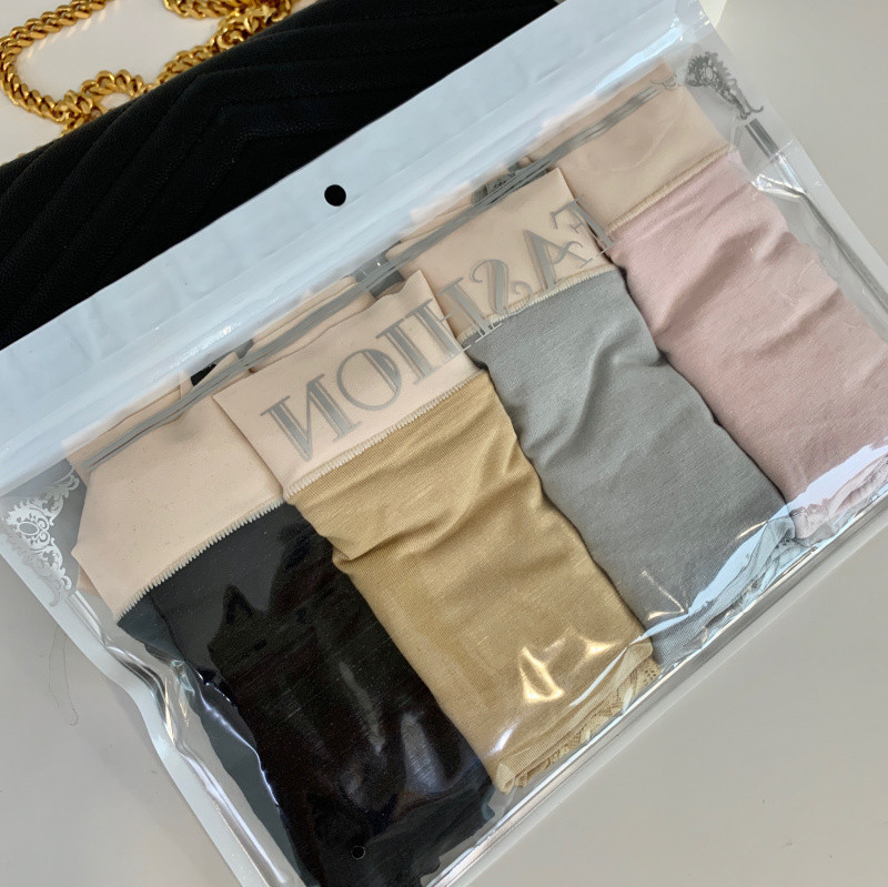 升级版裸感体验！5S标准 舒适丝滑无痕女士内裤4条装