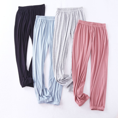 Thread modal lantern trousers Spring and summer Autumn Easy leisure time Slacks Exorcism Home Closing Pajamas