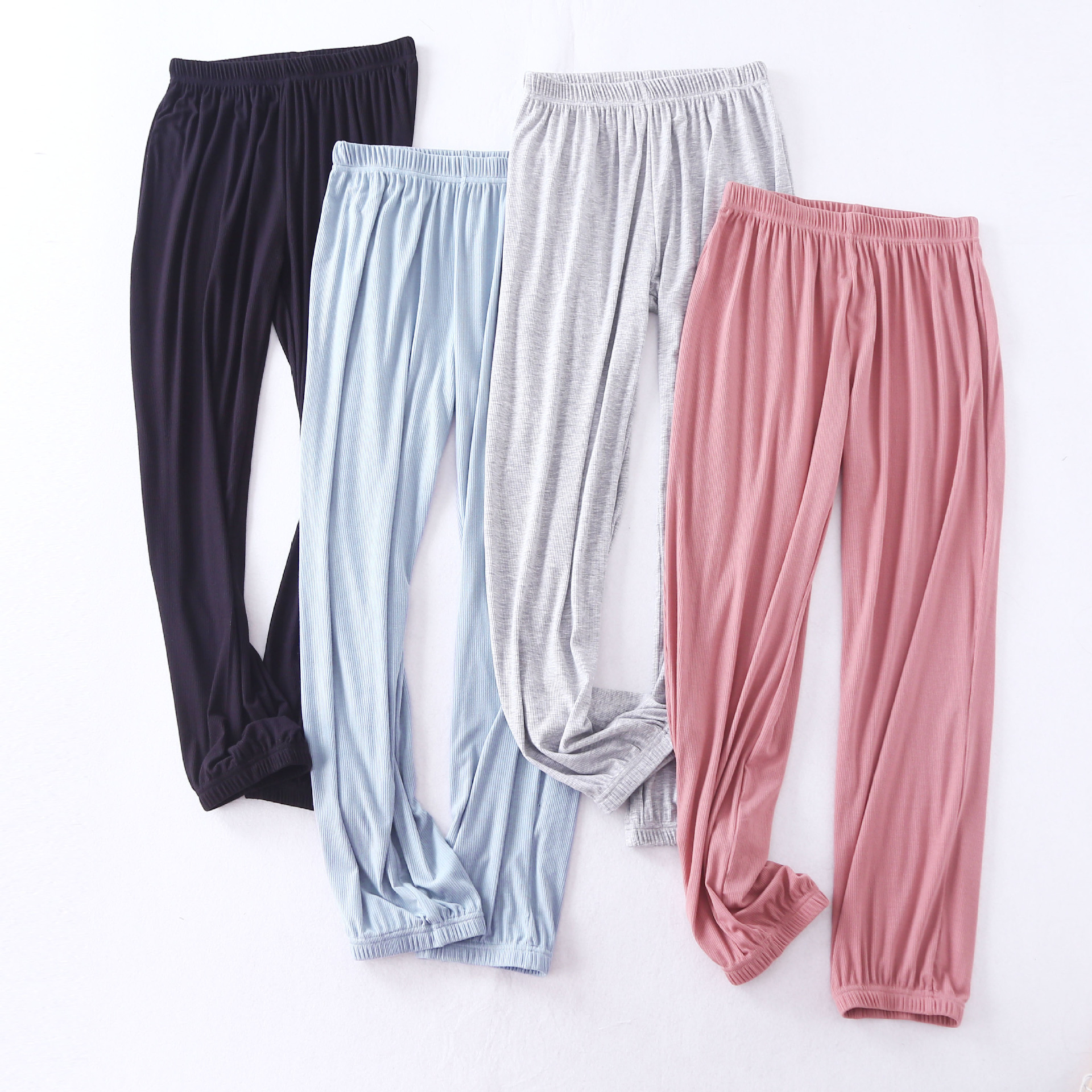 Thread modal lantern trousers Spring and summer Autumn Easy leisure time Slacks Exorcism Home Closing Pajamas