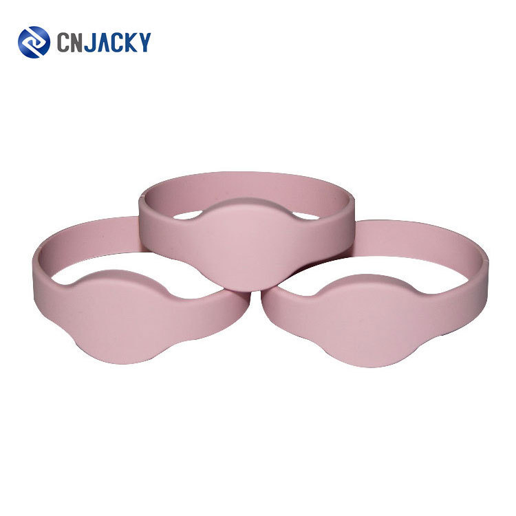 定制硅胶手环 医院游泳池Spa防水RFID彩色手环 NFC智能运动手腕带