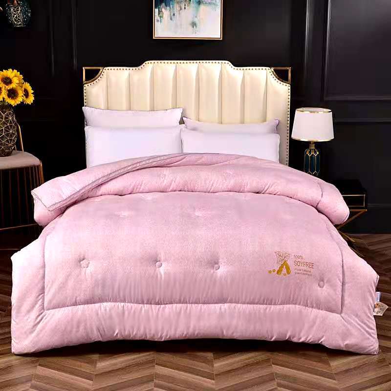 Winter quilt Soybean fibre three-dimensional The quilt core Double thickening Winter is dormitory Single quilt with cotton wadding Mat Stall