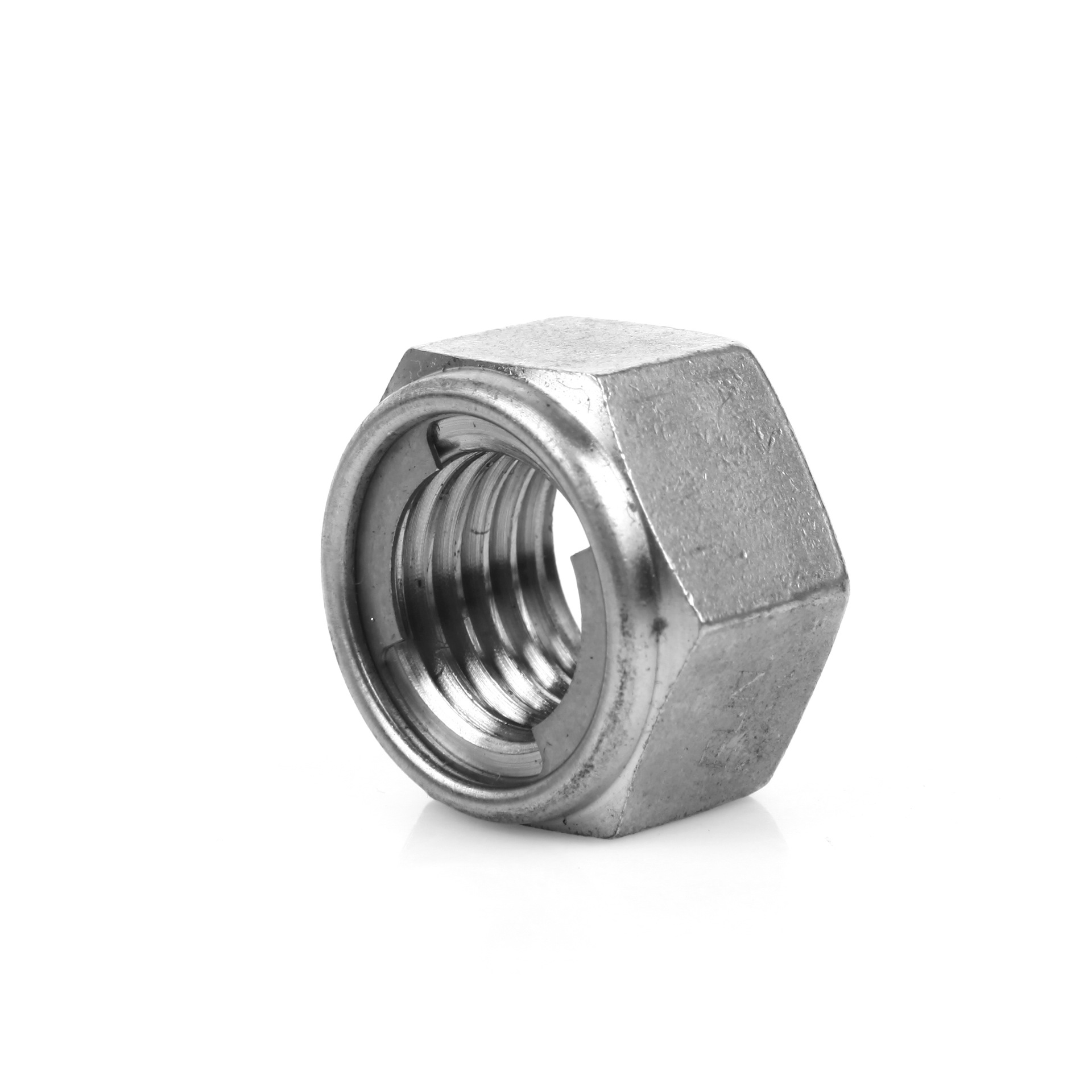 厂家直供304不锈钢GB6184/DIN980全金属锁紧螺母细牙螺母锁紧螺母