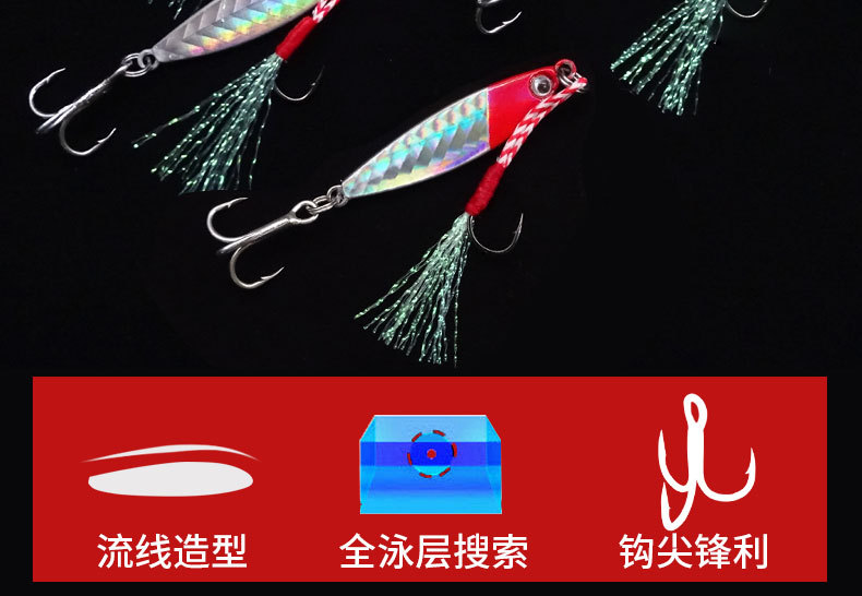 Metal Jigging Spoon Fishing Lures Bass Walleye Perch Fresh Water Fishing Lure