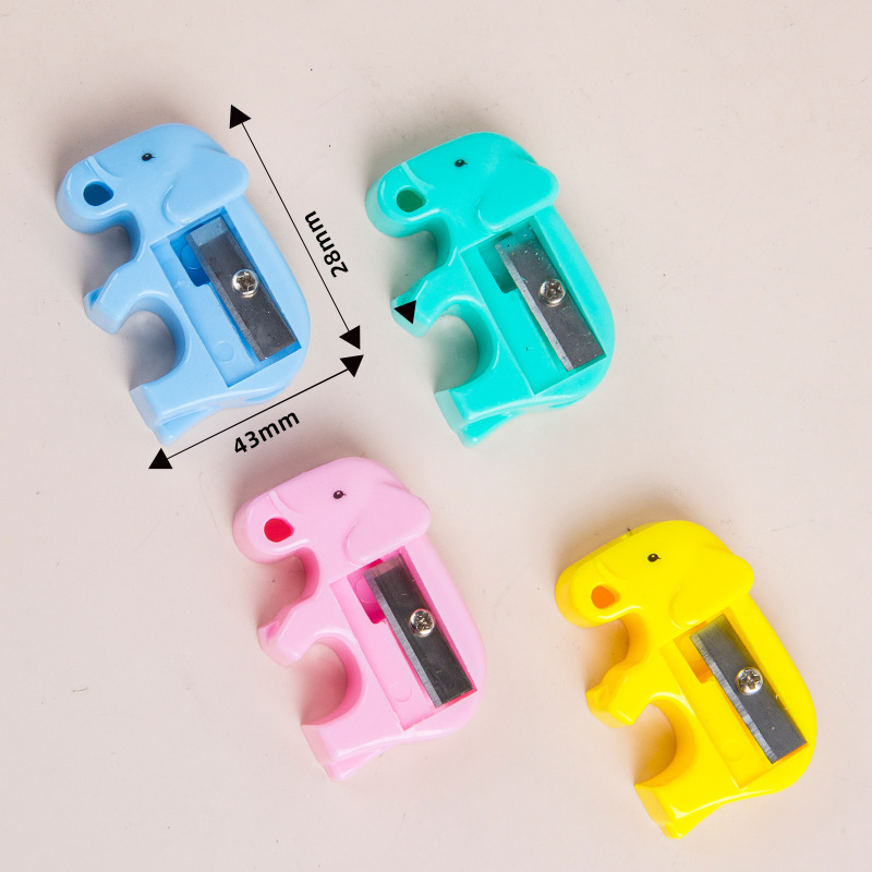 Sacapuntas Gezhihappy PS1028 sacapuntas en forma de elefante Sacapuntas de dibujos animados creativos sacapuntas útiles escolares