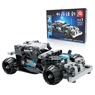 一拼兼容乐高积木拼装模型儿童智力玩具早教回力车礼盒装厂家批发