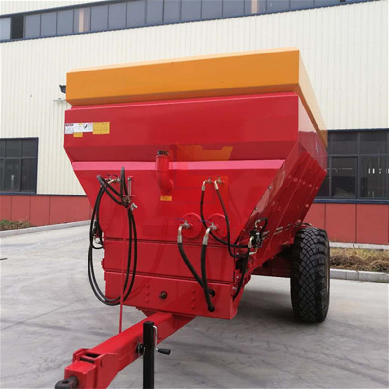 粉末湿肥撒肥车，大型有机肥颗粒肥施肥机厂家，禹城撒粪车撒肥车