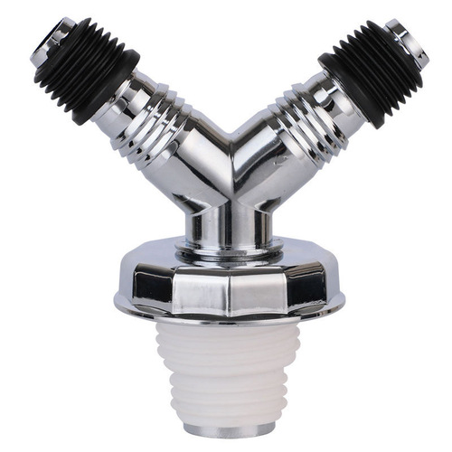 Washing machine sink nut fixed floor drain tee straight-through elbow plug fixed joint sewer pipe