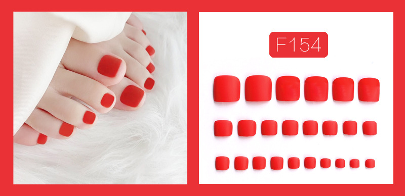 Uñas falsas uñas acabado pieza de uñas mate color sólido parche de uñas desmontable parche de uñas 24 piezas