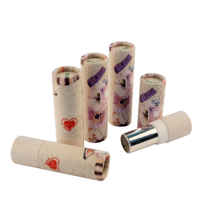 口红管空管包材 纸质口红外壳唇膏管 纸管包材