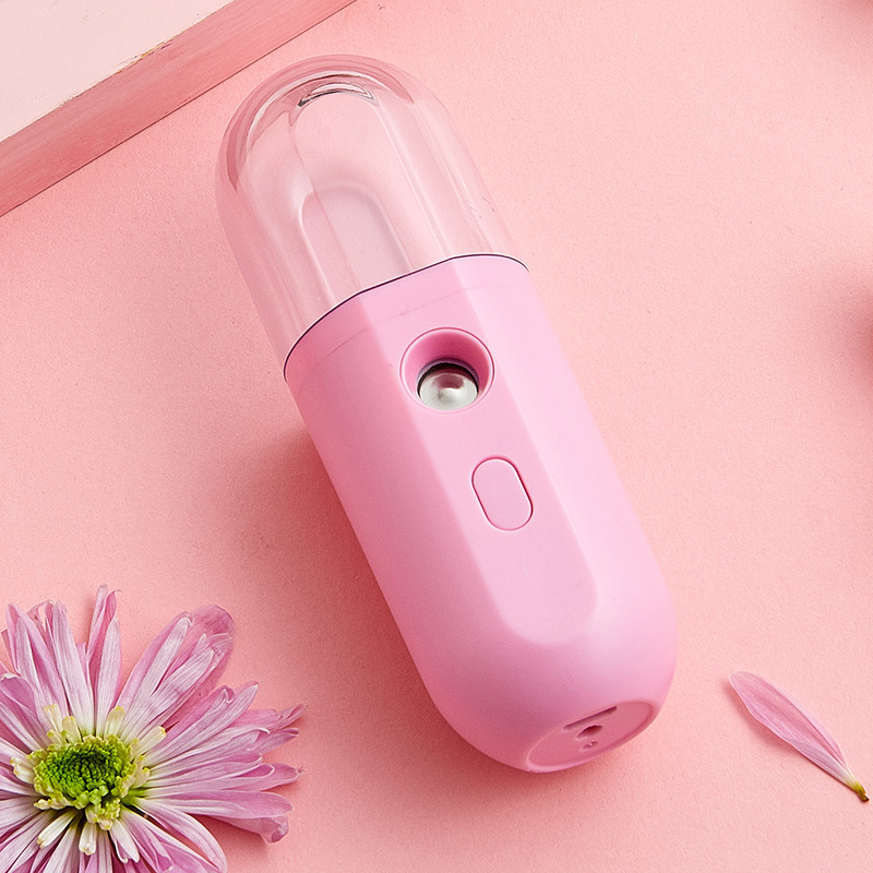 Nano Spray Hydrating Instrument Handheld Portable Rechargeable Beauty Instrument Steaming Face Hydrating Instrument Household Facial Humidifier