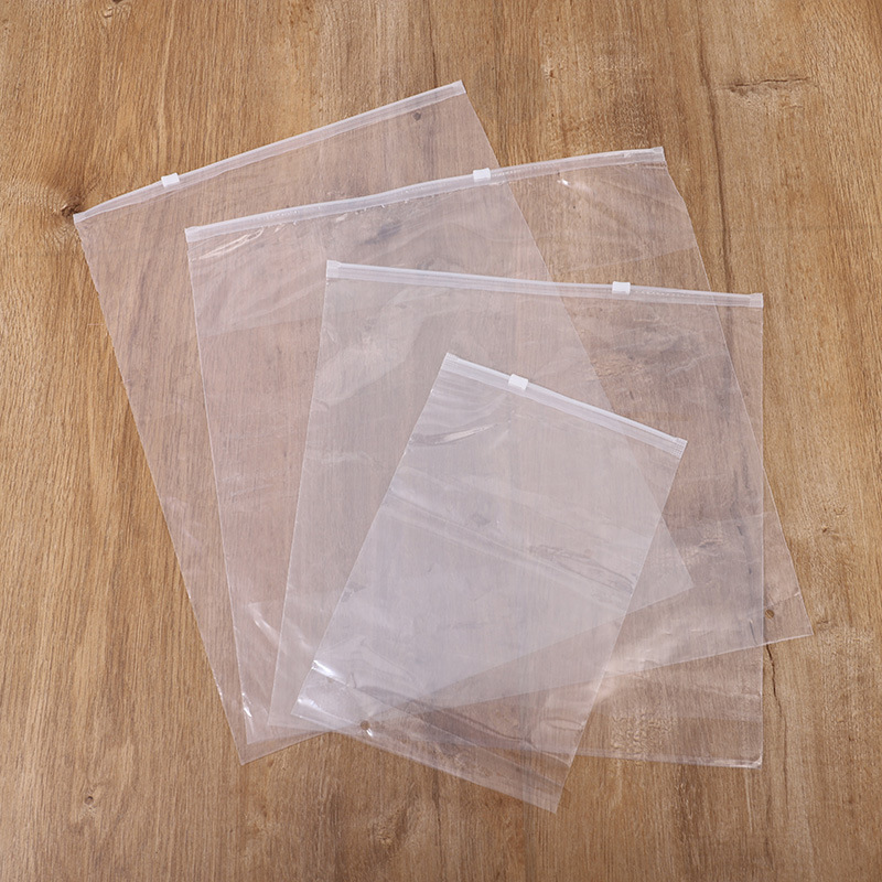 厂家塑料透明磨砂拉链包装袋服装内衣袜裤外包装印刷定制logo