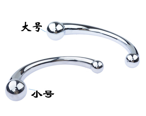 Adult sex toys, prostate massage stick, metal double-ended anal plug, male and female sex products, SM anal plug, G-spot