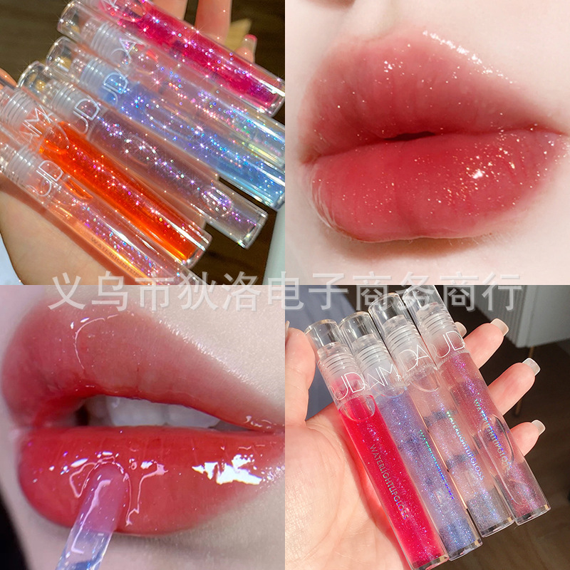 Transparent water gloss glass lip gloss...