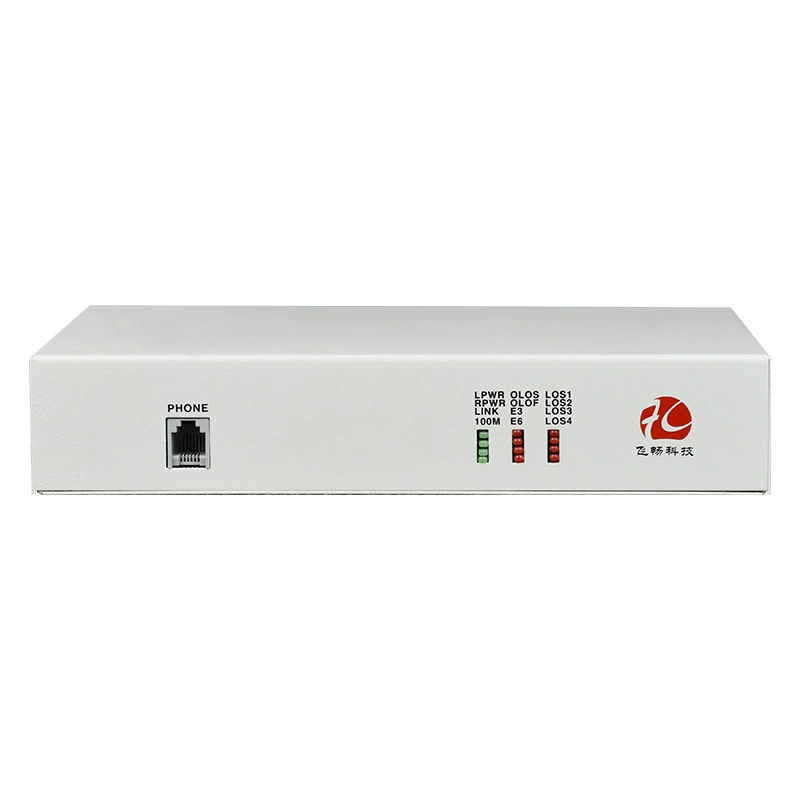 Конвертер протокола Ethernet 4E1 Light сетевой мост настольный порт LFP/LC 75 евро поддержка VLAN