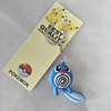 Eligem key buckle Genghong Ghost Elf Pikachu key ring soft glue advertising gift paper card