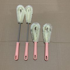 Long-handled cup brush with no dead ends, cup artifact, bottle brush, tea stain removal, thermos cup washing cup artifact brush, cleaning brush