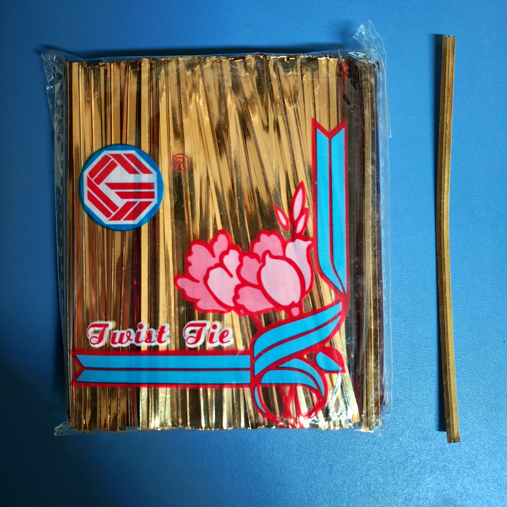 【盛豪】厂家供应食品绑扎带 PET彩色扎带 金色扎口带 银色扎带