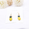 Cute earrings, fruit ear clips, Japanese and Korean