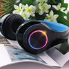 Explosion -style wireless Bluetooth headset 5.0 luminous and colorful foldable card -inserted card motion universal headset manufacturer