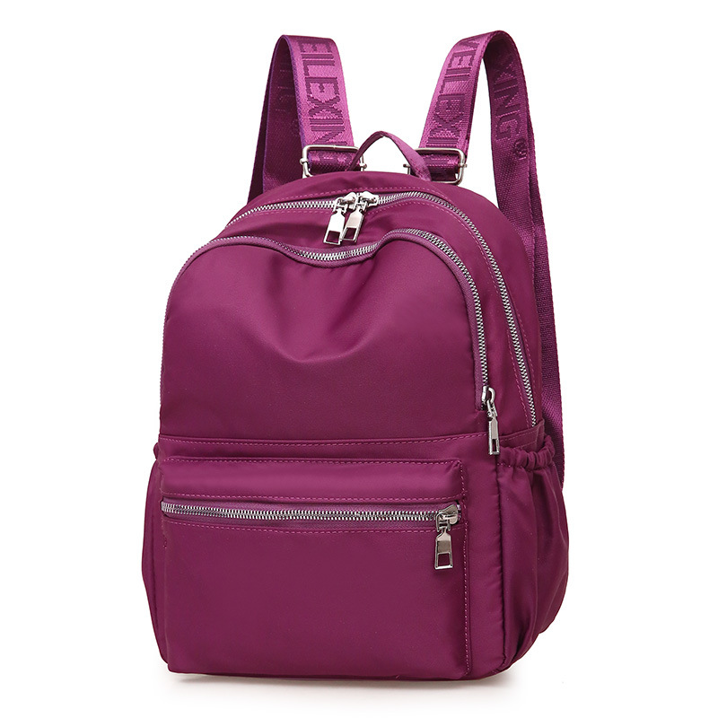 Nueva Mochila de tela Oxford estilo coreano de las mujeres de mediana edad versátil moda mochila al aire libre