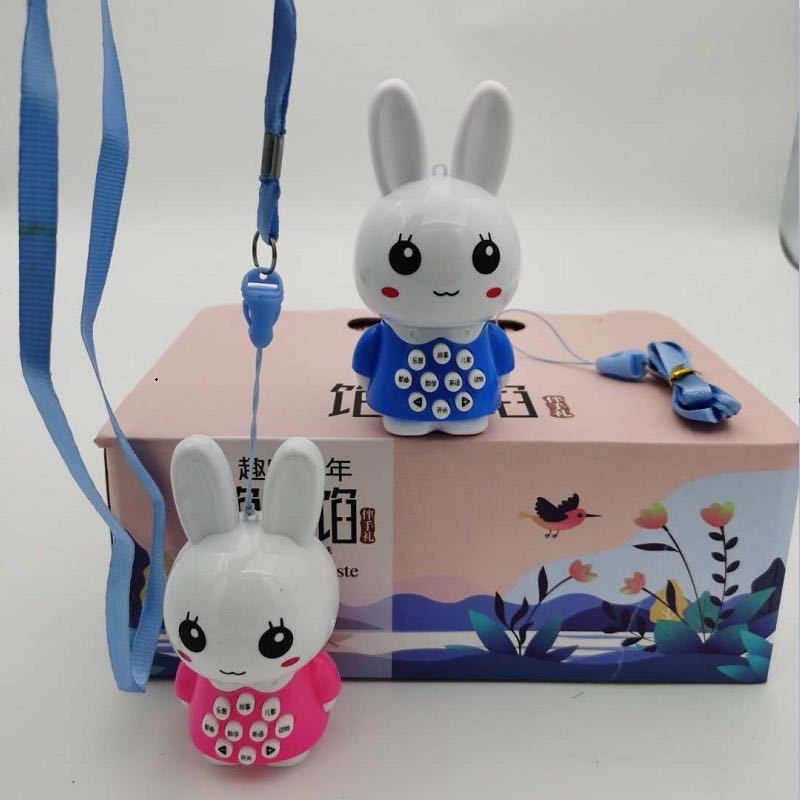 Factory direct sales Mini Rabbit Story Machine Little Fire Rabbit Mini Story Machine Little Rabbit Puzzle Early Education Learning Machine