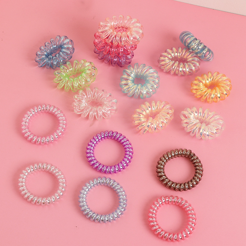 Korean Simple  Phone Lines Hair Scrunchies  Wholesale display picture 3