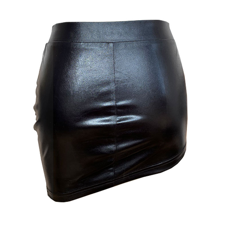 Pu Patent Leather Tight Mini Skirt NSHPH94511