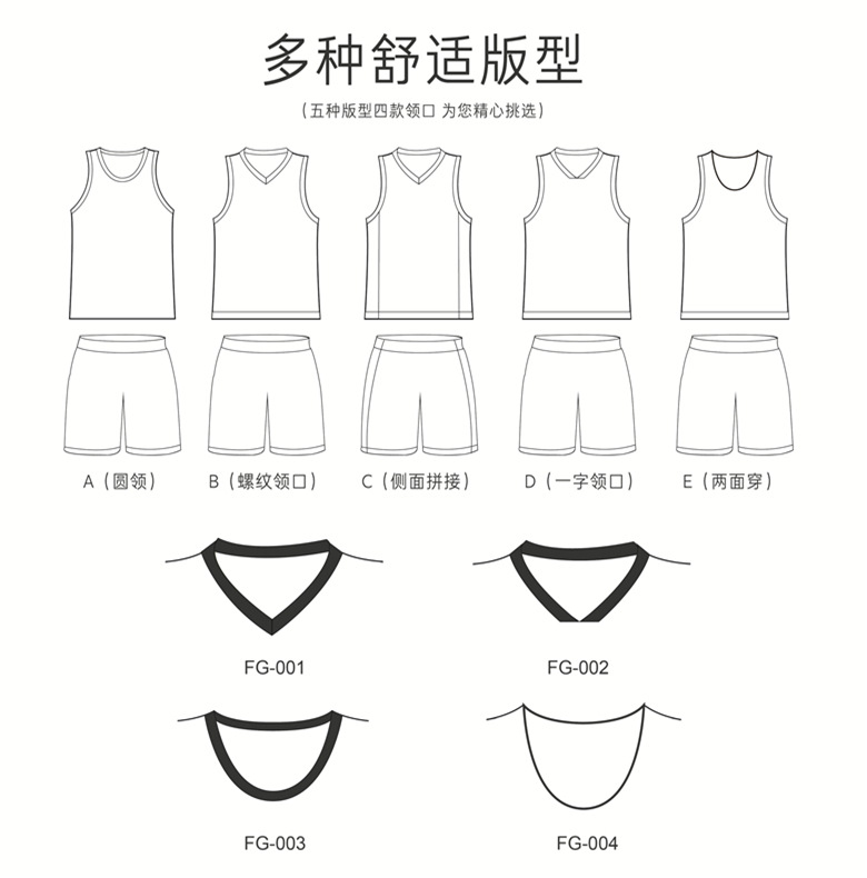 篮球服版型