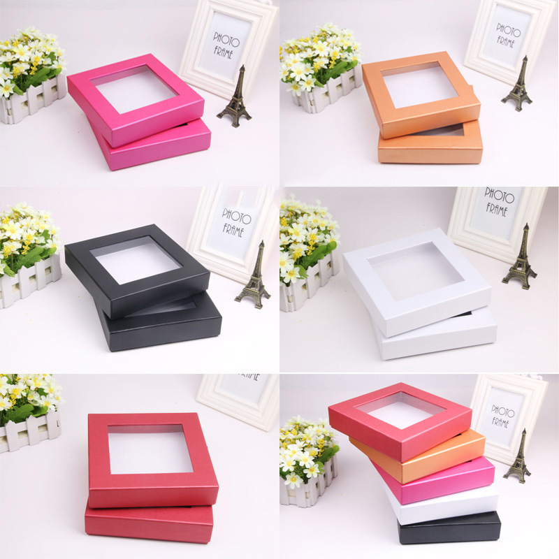 正方形纸质包装盒适用于首饰，日常用品包装，颜色尺寸可定制