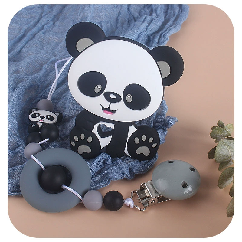 Children's toy, cartoon silicone teether, new collection, panda, Aliexpress, Amazon