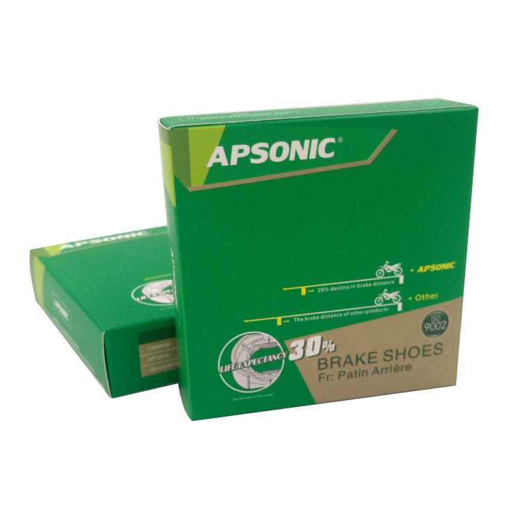 白卡纸盒 刹车片包装彩盒 专色印刷 礼品包装盒 工业产品包装