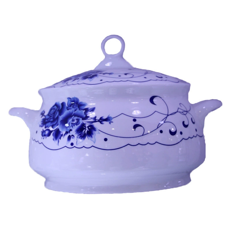 Ceramic blue and white tableware, set for adults, Birthday gift, Chinese style
