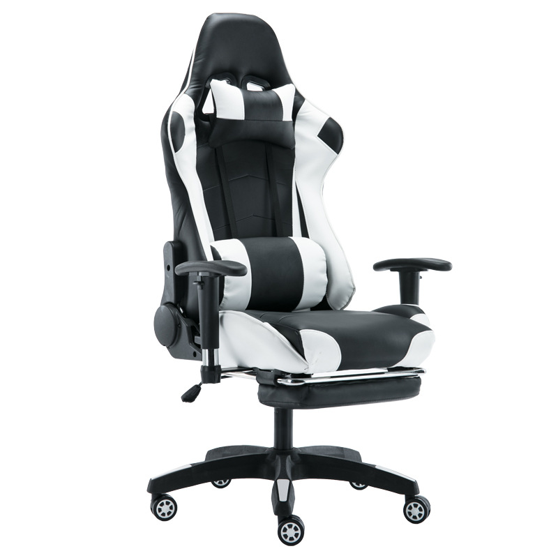 Красный + белый с подставкой для ног