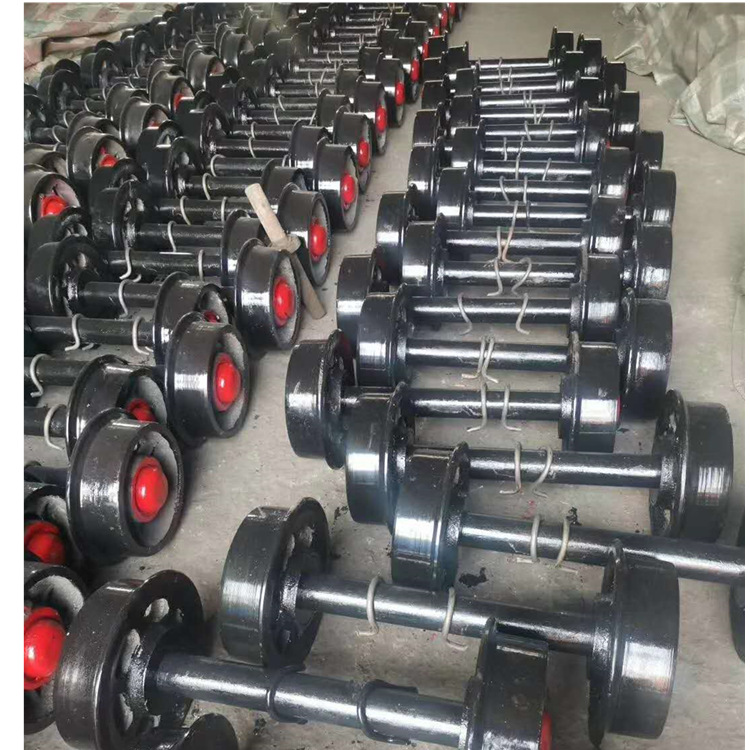 订做各种型号矿车轮对 实心铸钢轮对 矿车轮生产厂家