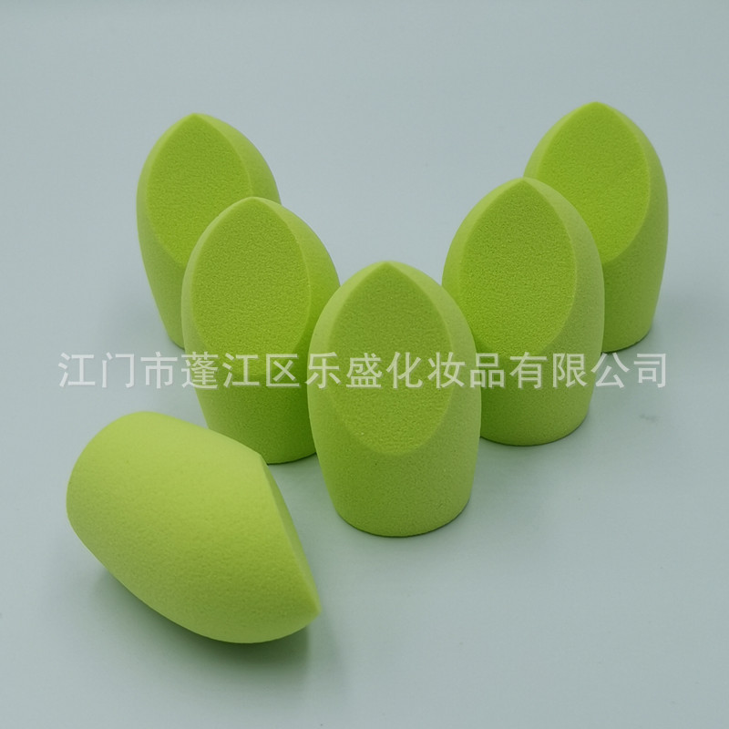 乐盛新品非乳胶美妆蛋套装网红化妆工具批发彩妆蛋蛋水滴斜切海棉