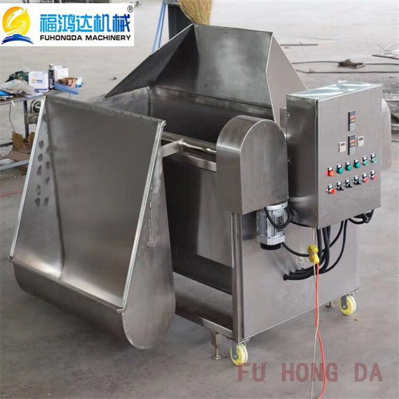 成套坚果类油炸生产线 豌豆油炸机 控温准确 五香花生油炸机