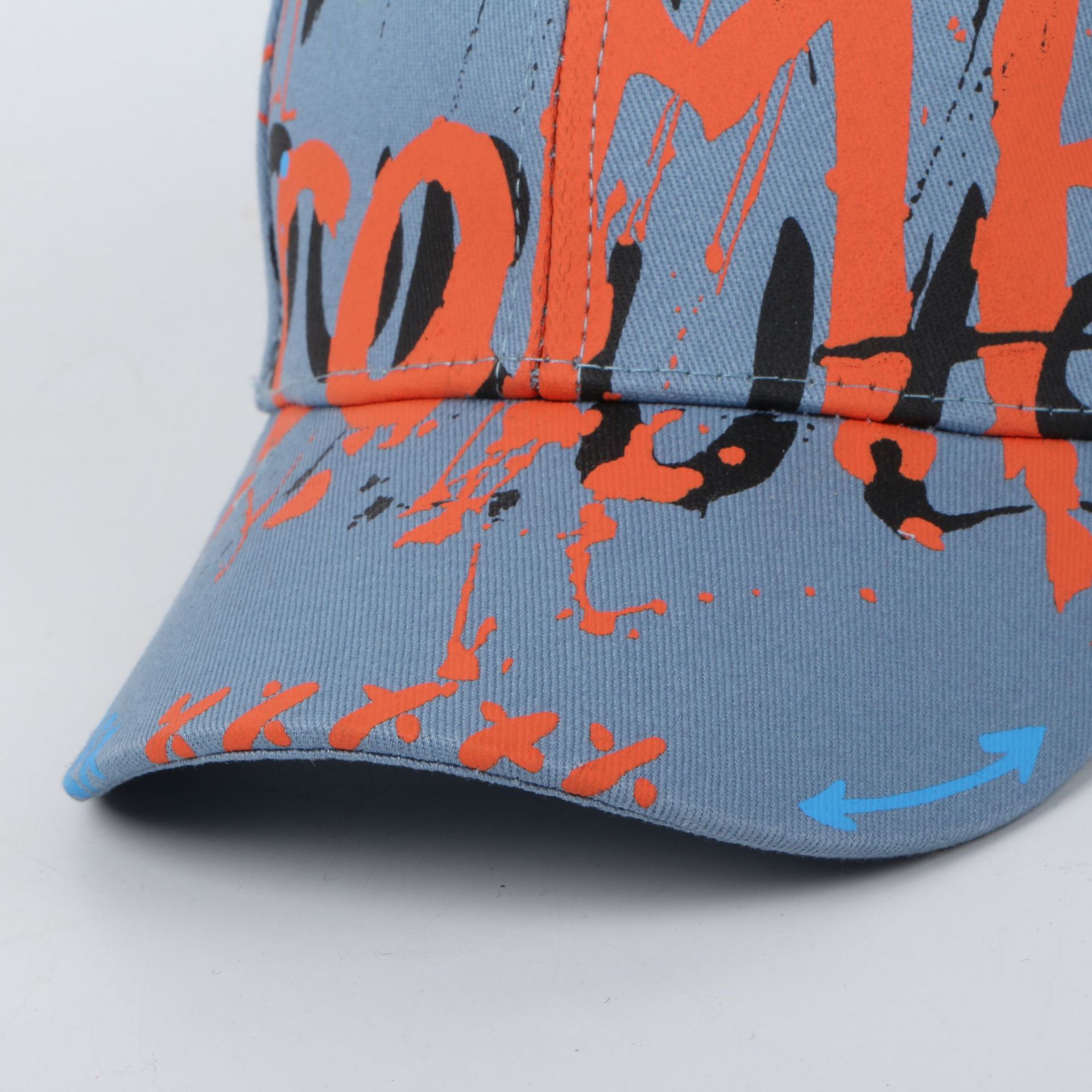 Children's Four Seasons Graffiti Printing Baseball Cap Hip-hop Sunscreen Sun Hat Wholesale Nihaojewelry display picture 2