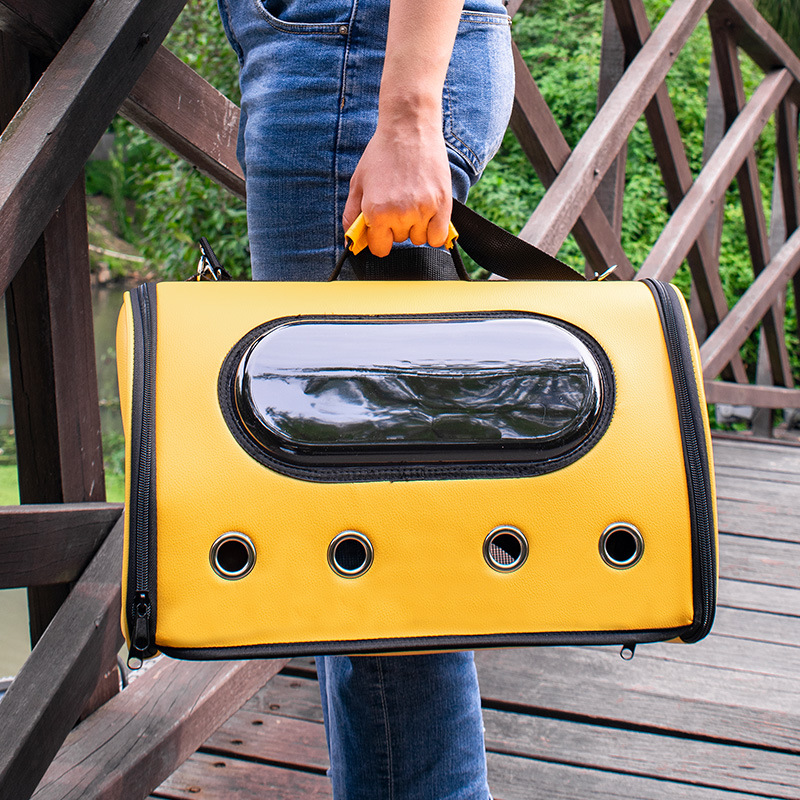 LEYOU便攜貓包手提折疊寵物背包單肩包透氣外出用品貓狗寵物包