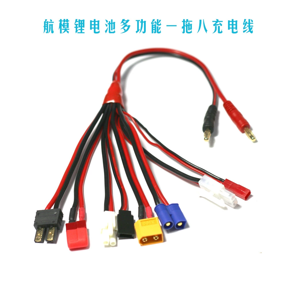 Линия передачи проводки B6 перетащите более восьми Банановую головку с Т-образной головкой к вилке Tian Gong T-head XT60 EC3