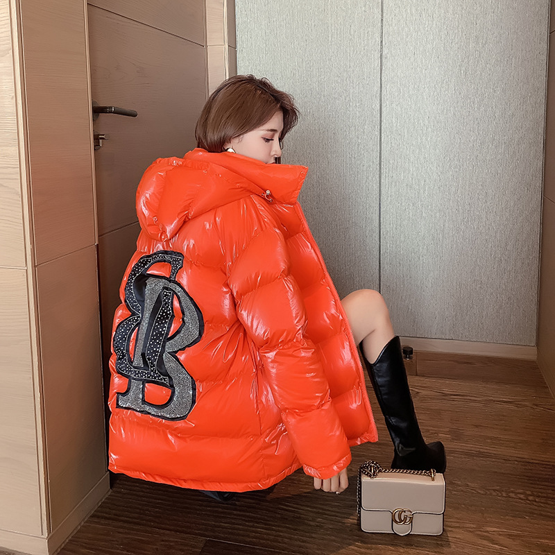 【朵維思】壹件代發2020冬季新款羽絨棉寬松棉服連帽棉衣女B1804