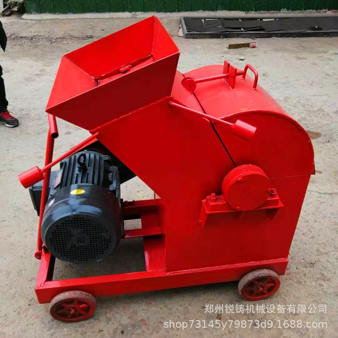 小型移动式砖头粉碎机 建筑垃圾石板加气块破碎机 板锤式粉碎机