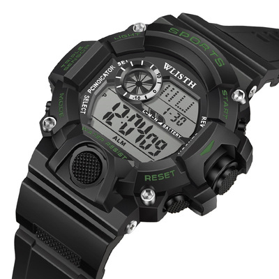 Electronic watch man goods in stock tycoon black Trend personality watch student Men's watches motion outdoors waterproof