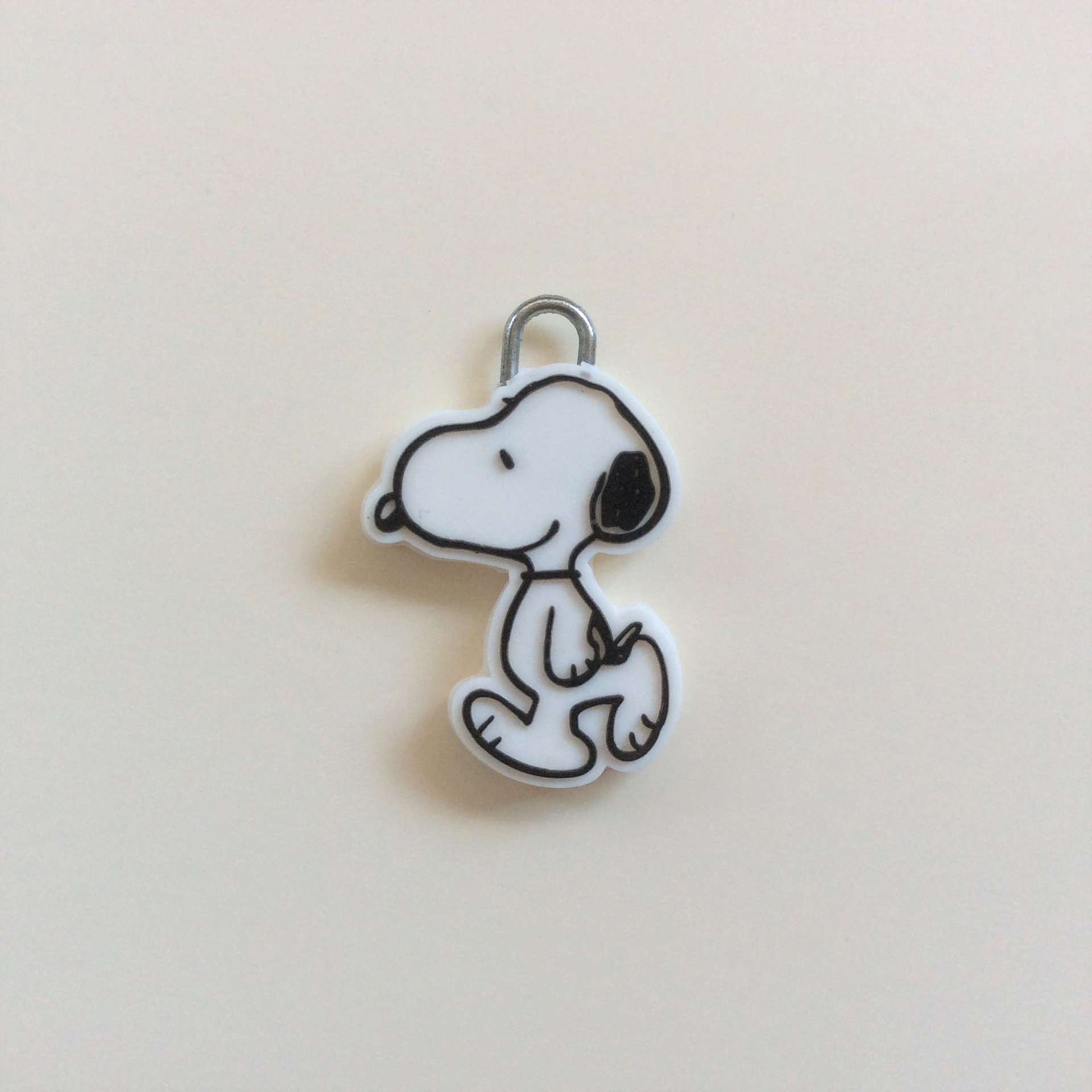 新款卡通史努比拉链头 软硅胶拉片 服装箱包拉头 衣帽吊绳锁扣